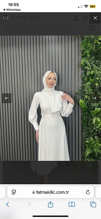 Refka Tesettür Giyim Nikah elbisesi