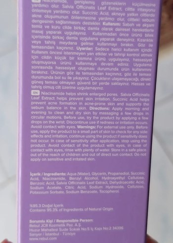 ANGIE Niacinamide Yağ Dengeleyici Serum 30ml - Görsel 2