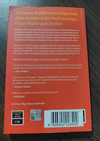 Özgürlük İçimizde Başlar - Zainab Salbi