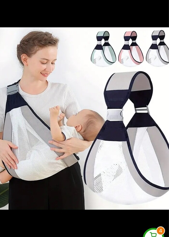 Sling bebek taşıyıcı - Görsel 2