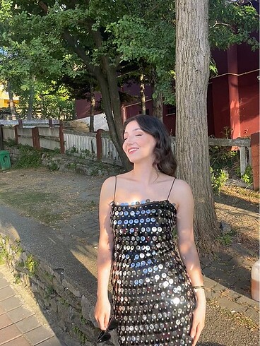 s Beden Pullu parlak abiye