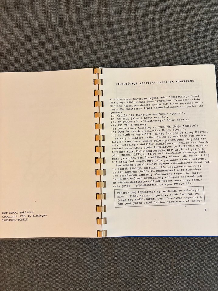 Kazım Mirşan - Prototürkçe Yazıtlar Konferansı - Görsel 2