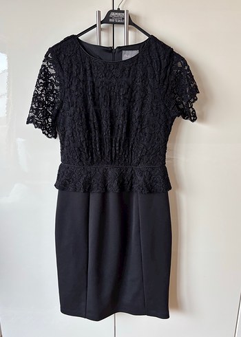 Phase Eight Siyah Dantelli Elbise 38