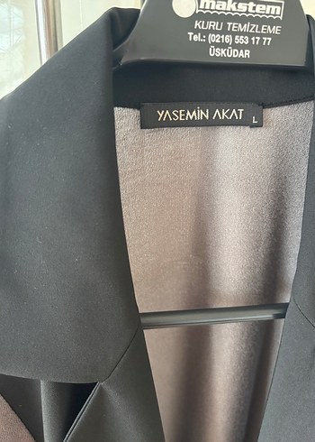 Gri Uzun Kesim Kadın Blazer Ceket - Görsel 4