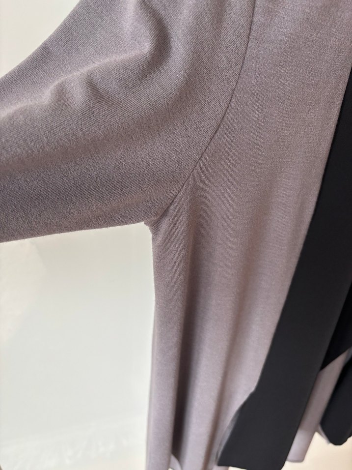 Gri Uzun Kesim Kadın Blazer Ceket - Görsel 5