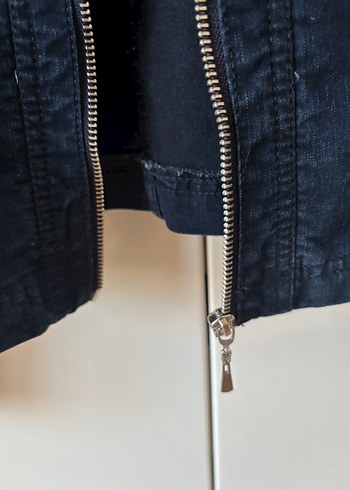 Nakışlı Kadın Denim Ceket - Görsel 8