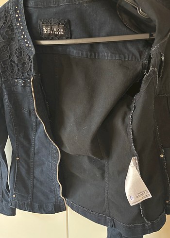 Nakışlı Kadın Denim Ceket - Görsel 6