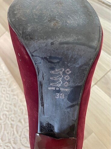 38 Beden bordo Renk Bordo Stiletto