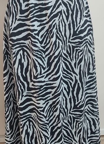 xs Beden Siyah leopar etek