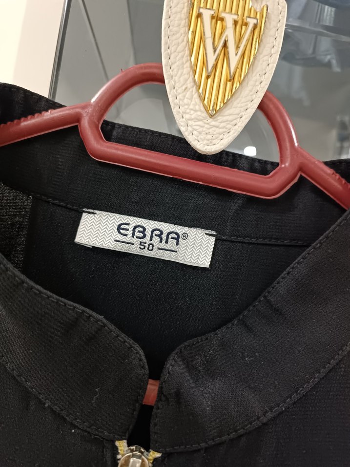 Siyah Nakışlı Uzun Kadın Elbisesi - Görsel 3