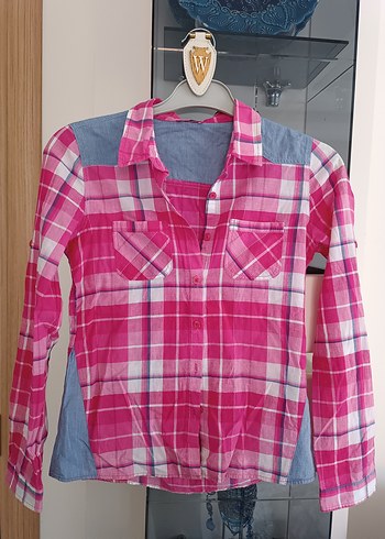 Renkli Bohem Uzun Kollu Kız Gömlek - Görsel 3