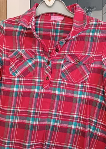 Renkli Bohem Uzun Kollu Kız Gömlek - Görsel 7