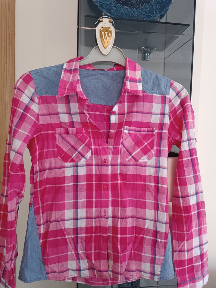 Renkli Bohem Uzun Kollu Kız Gömlek - Görsel 4