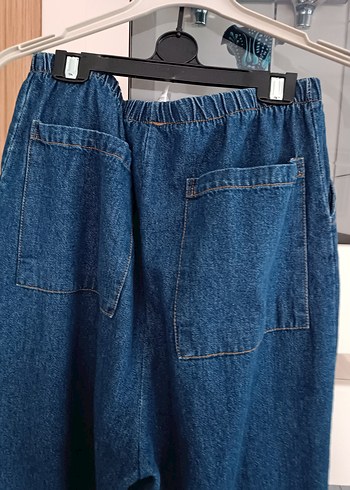 Ayarlanabilir Kemerli Hamile Kot Pantolon - Görsel 5