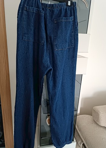 Ayarlanabilir Kemerli Hamile Kot Pantolon - Görsel 4