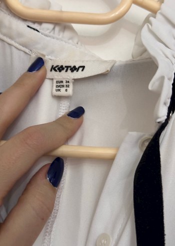 Beyaz Siyah Midi Kemerli Uzun Kollu Elbise - Görsel 3