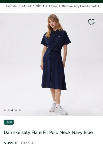 m Beden lacivert Renk Lacoste elbise