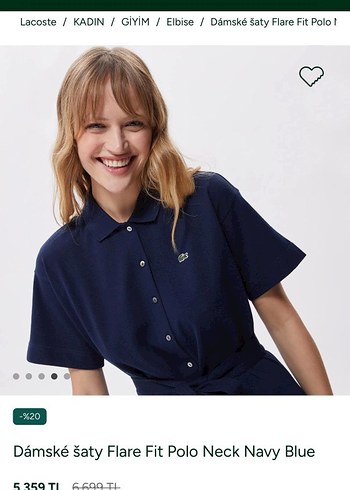Lacoste elbise