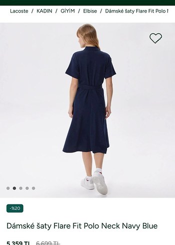 m Beden Lacoste elbise