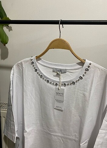 xl Beden beyaz Renk Next tshirt