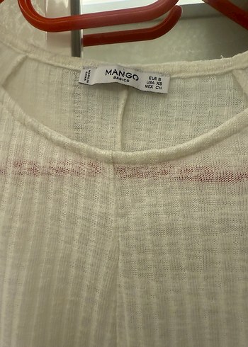 Önü Bağlamalı Beyaz Kadın Triko - Görsel 2