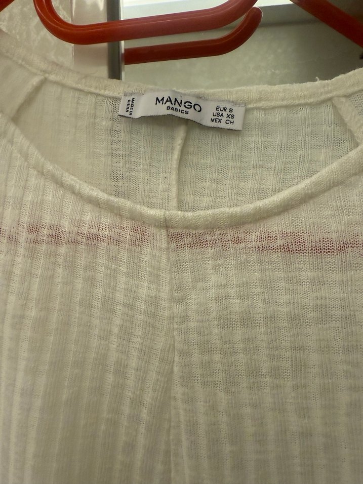 Önü Bağlamalı Beyaz Kadın Triko - Görsel 2