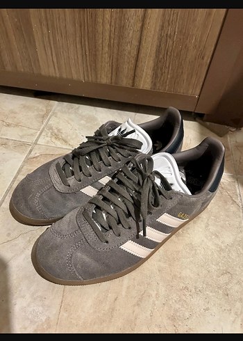 adidas Gazelle Kahverengi Spor Ayakkabı - Görsel 6