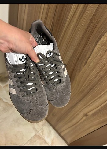 adidas Gazelle Kahverengi Spor Ayakkabı - Görsel 3