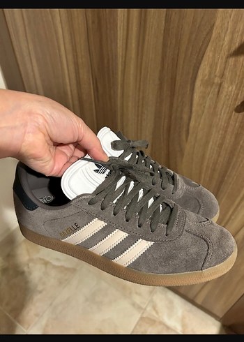 adidas Gazelle Kahverengi Spor Ayakkabı - Görsel 2