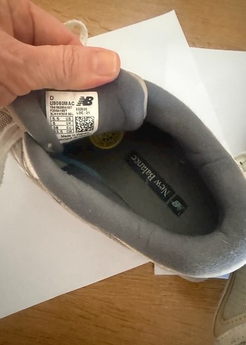 Bej Beyaz Bağcıklı Kadın New Balance 9060 Spor Ayakkabı - Görsel 4