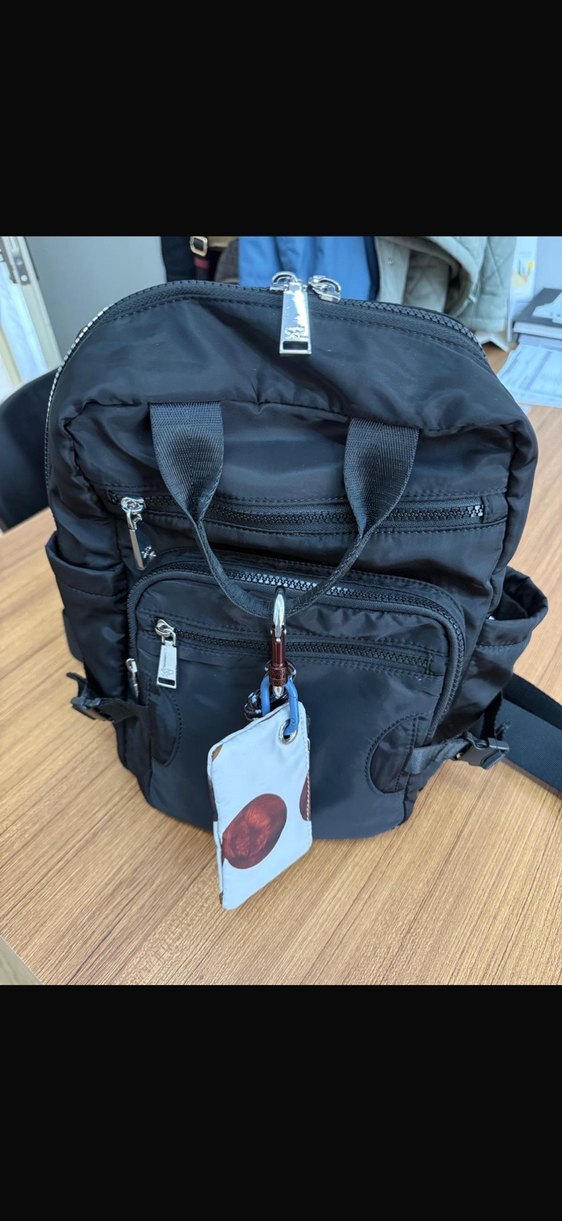 Parfois Charm'li Siyah  Sırt Çantası - Görsel 4