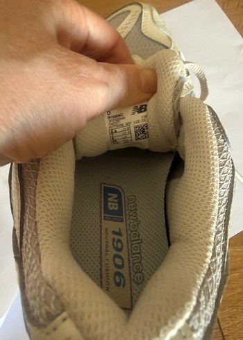 Beyaz New Balance  1906R Kadın Spor Ayakkabı Bağcıklı - Görsel 4