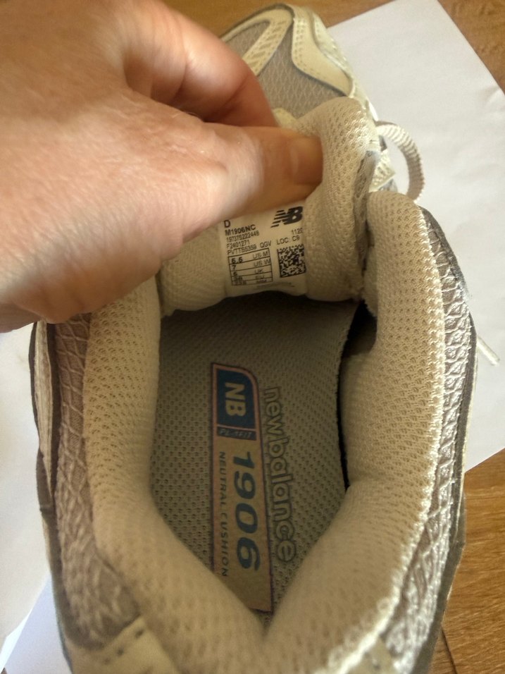 Beyaz New Balance  1906R Kadın Spor Ayakkabı Bağcıklı - Görsel 4