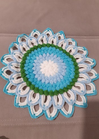 Mavi Beyaz çeyizlik  lif modelleri. - Görsel 5