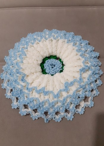 Mavi Beyaz çeyizlik  lif modelleri. - Görsel 6