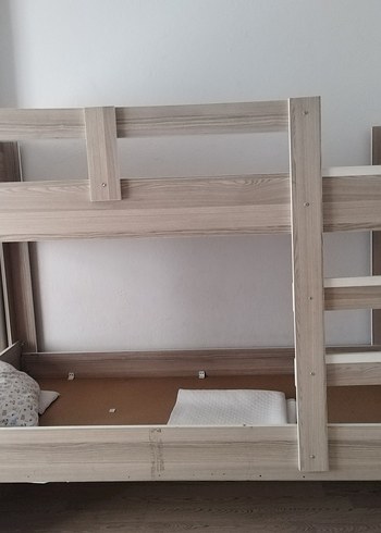 Bej Gri Renkli Çocuk Ranza - Görsel 5