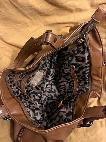 Nine West Nine West kahverengi deri çanta