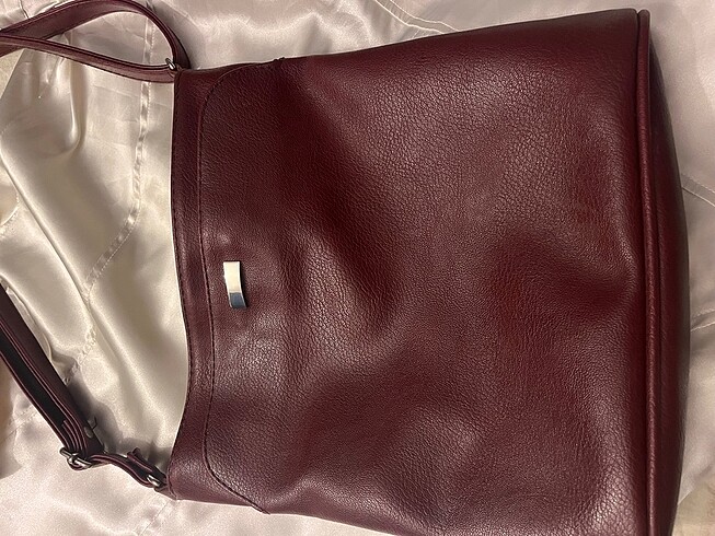 Diğer Vintage y2k bordo postacı çanta