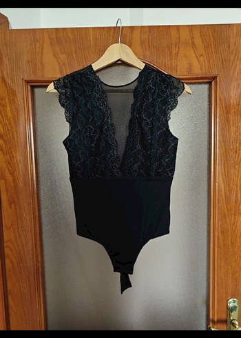#Oysho dantelli Siyah bodysuit - Görsel 7