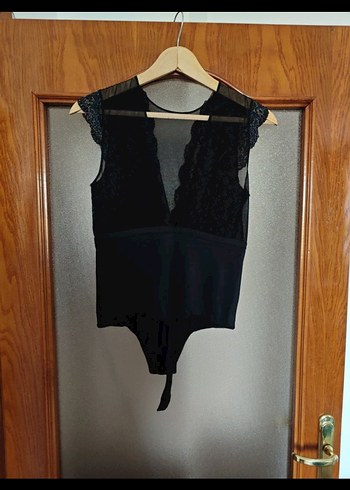 #Oysho dantelli Siyah bodysuit - Görsel 6