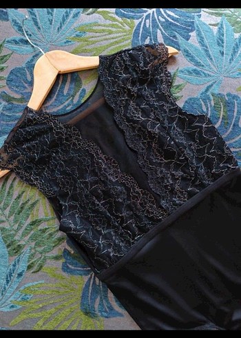 #Oysho dantelli Siyah bodysuit - Görsel 2