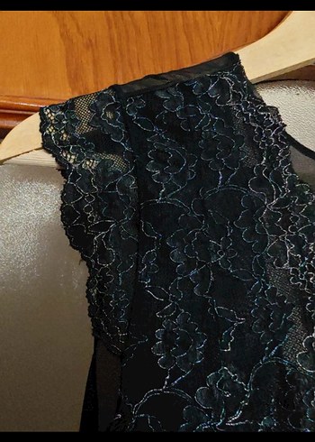 #Oysho dantelli Siyah bodysuit - Görsel 3