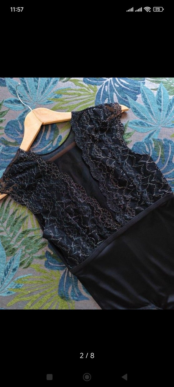 #Oysho dantelli Siyah bodysuit - Görsel 2