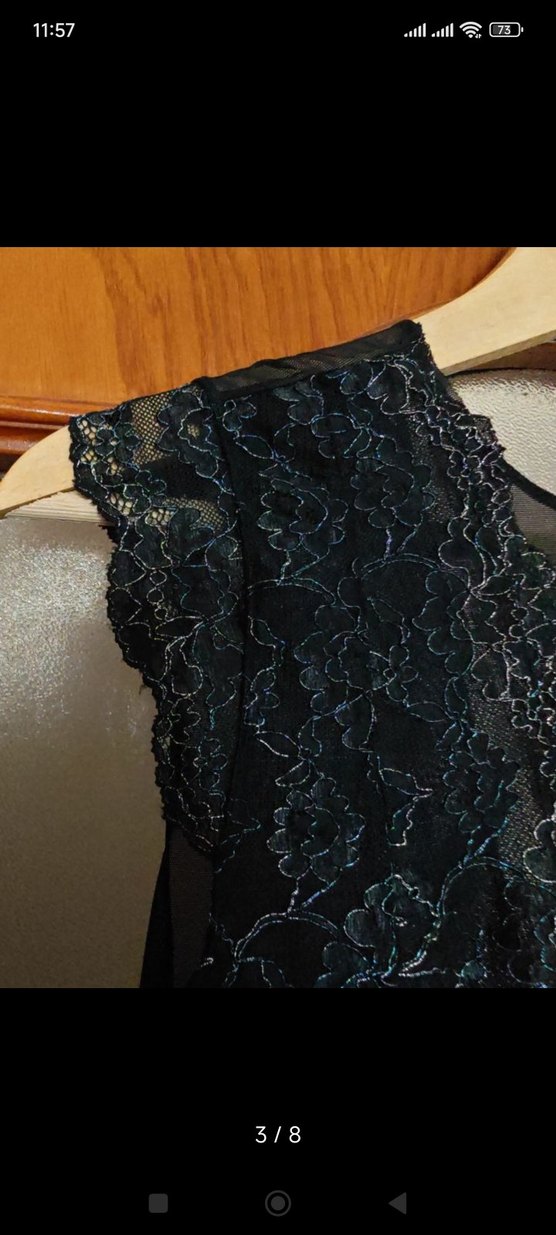 #Oysho dantelli Siyah bodysuit - Görsel 3