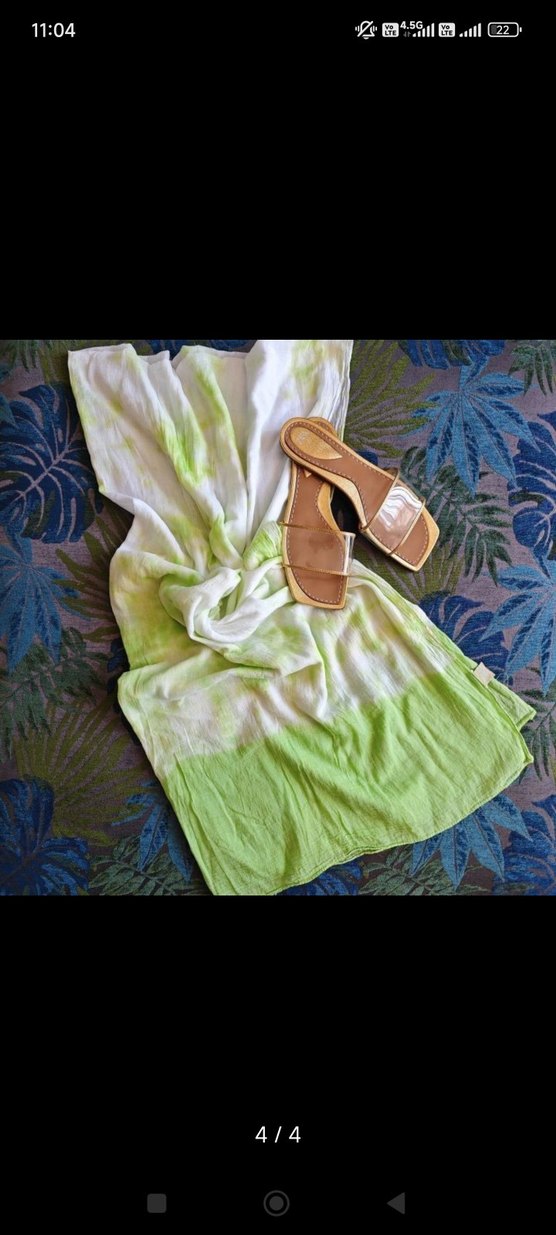 #Tbox 100%pamuk vual batikli şal/pareo - Görsel 4