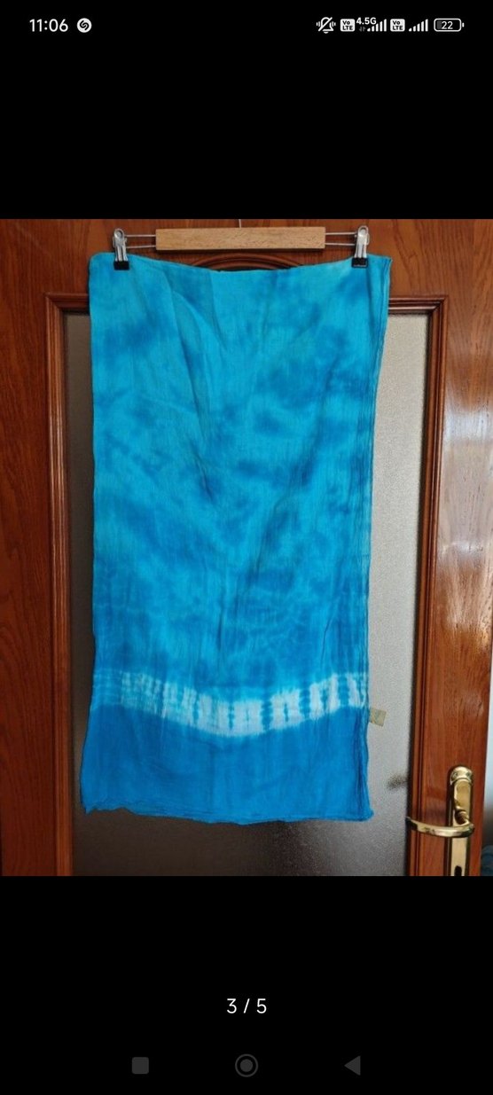 #Tbox 100%pamuk vual batikli şal/pareo - Görsel 3