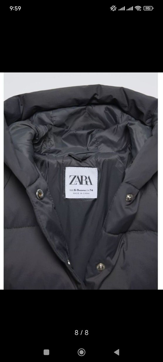 #Zara baby kuştüyü şişme mont - Görsel 5