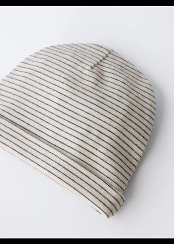 #Zara çizgili şapka ve önlük takımı - Görsel 2