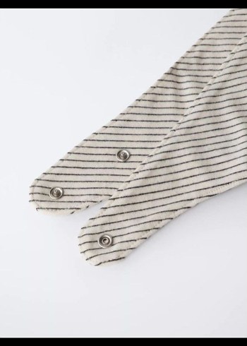 #Zara çizgili şapka ve önlük takımı - Görsel 3