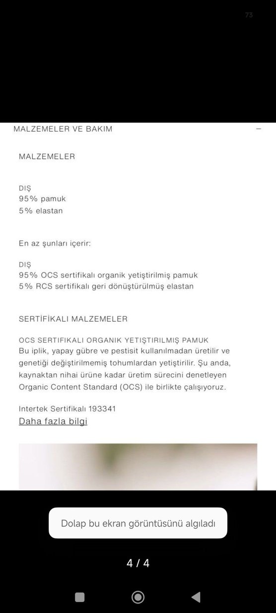 #Zara çizgili şapka ve önlük takımı - Görsel 5